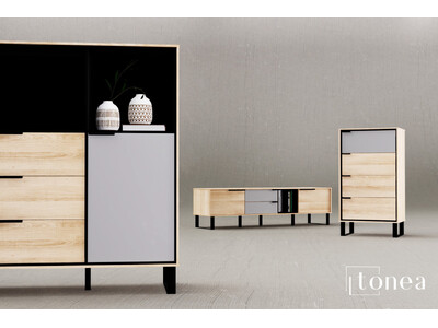 「隠す収納×見せる余白」の設計を用いて悩みに応える新家具ブランド「tonea（トネア）」を新発売。