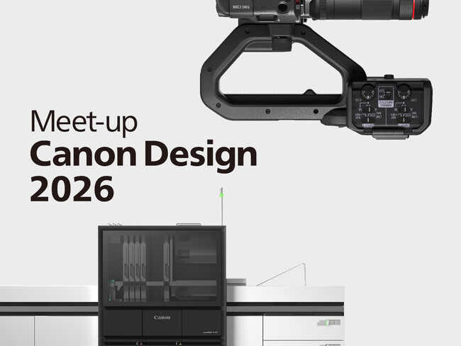 �L���m���̃f�U�C�i�[�ɂ��I�����C���Z�~�i�[�uMeet-up Canon Design 2026�v���J�Á@�u2026�N�x�O�b�h�f�U�C���܁v��ܐ��i�Ȃǂ̉��l�n���X�g�[���[���Љ�