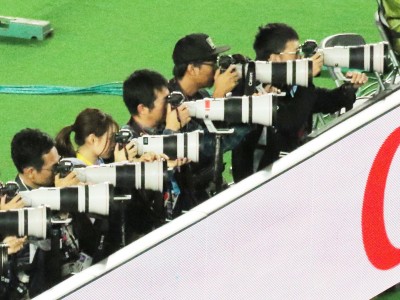ラグビーワールドカップ2019TM日本大会の決勝トーナメントにおいて キヤノンの報道用カメラ使用率約70％を達成