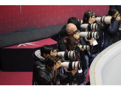 ISU グランプリファイナル 2019/2020の男女シングル・フリーにおいてプロフォトグラファーの約62％がキヤノンの報道用カメラを使用
