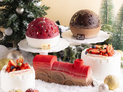 オーナメントやトレインがテーマの新作クリスマスケーキを発表　2025年11月14日（金）より予約受付開始