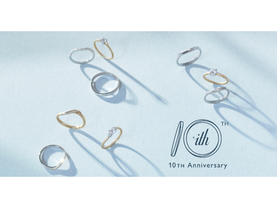 オーダーメイドジュエリーブランド “ith/イズ”が、10周年を記念し日本の花々をモチーフにしたアニバーサリーデザインリングを6/1(土)新発売