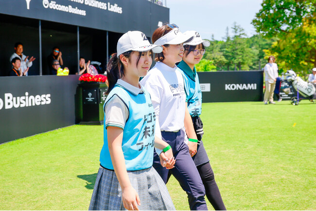 名門・浜野ゴルフクラブで女子プロゴルフトーナメントの舞台裏を体験「NTTドコモビジネスレディス」で「ドコモ未来フィールド」を開催