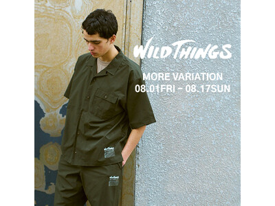 WILD THINGS（ワイルドシングス）期間限定で25SSのモアバリエーションをUNBY STOREにて開催。オリジナル手ぬぐいのノベルティーも。