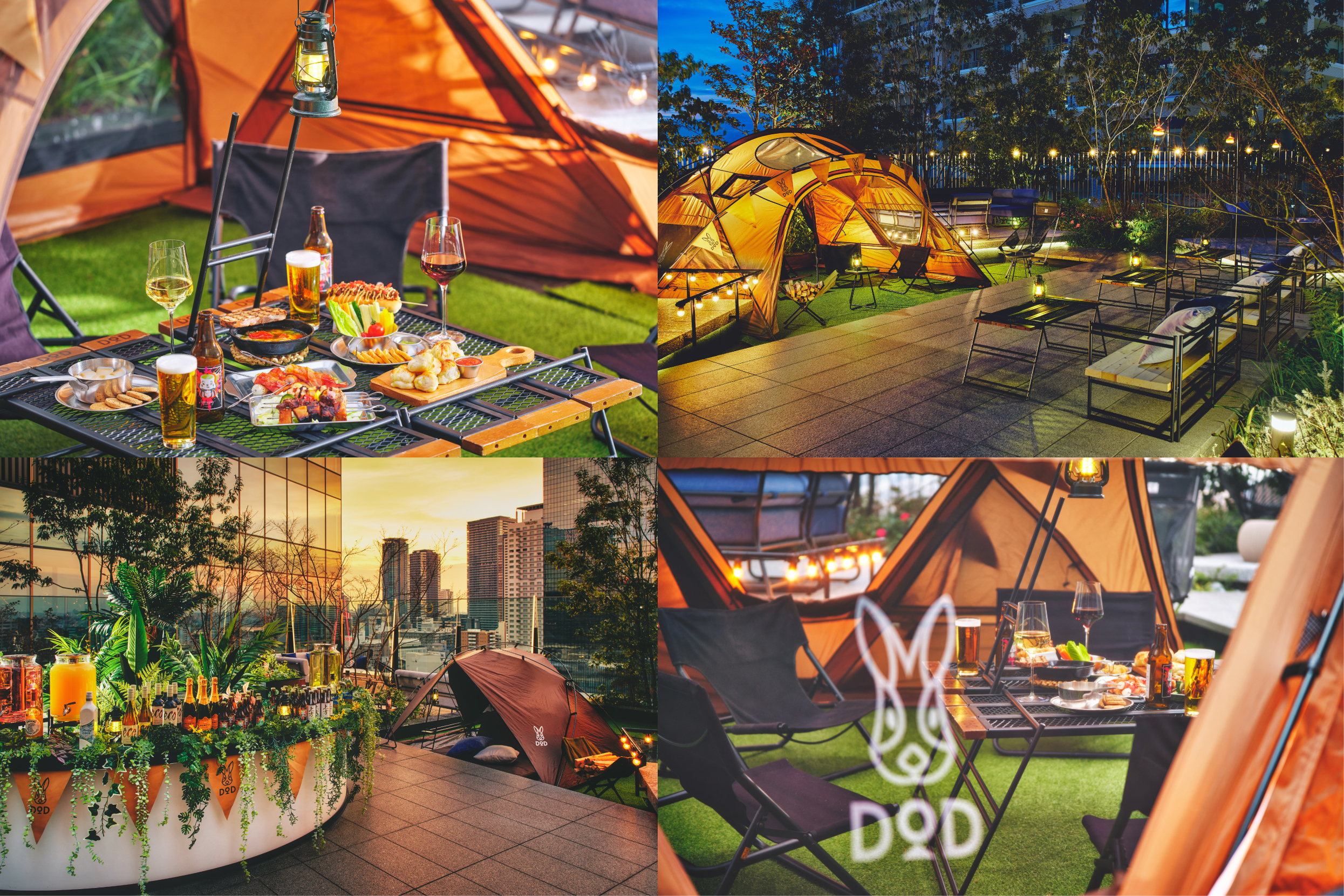 キャノピーbyヒルトン大阪梅田 キャンプをテーマにした「キャンパーノ・ビアガー…