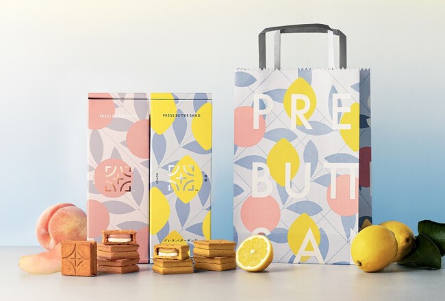 【パケ買い必至】可愛さ全開な「PRESS BUTTER SAND」の夏今夏も主役は〈桃〉と〈檸檬〉！頬がゆるむ “ご褒美時間” を