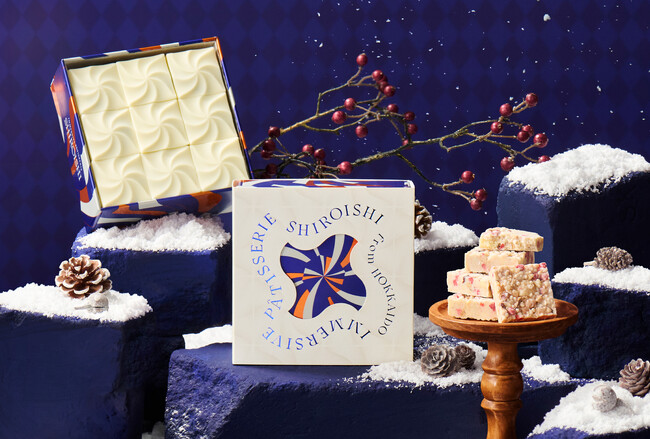 【冬季限定】1時間で200缶を売り上げる、クッキー缶シリーズに新作!缶を開ければ、雪降る銀世界 !? 甘くて濃厚な冬の贈り物「しろいし洋菓子店のショコラクッキー缶」が登場