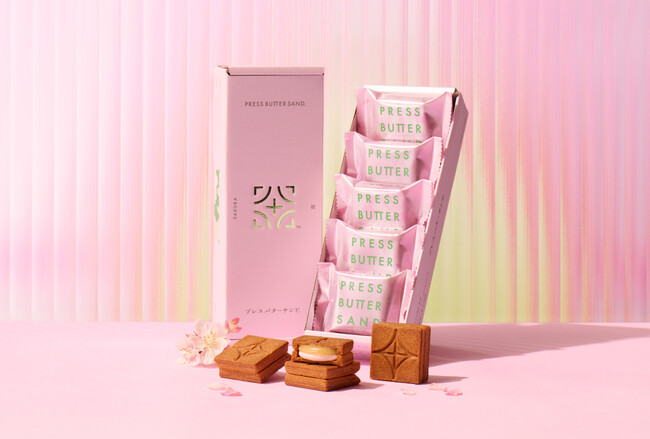 【春限定】 春の一瞬を表現した、「バターサンド〈桜〉」| 桜の香りとやさしい味わいで、日本の春を楽しむ “ギフト” におすすめの新商品