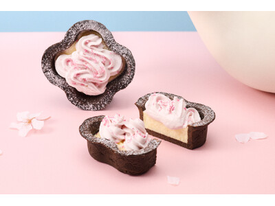 【春限定スイーツ】満開に花開く桜をイメージしたチーズタルトが登場｜ふわっと桜香るホイップと、コクのあるチ...