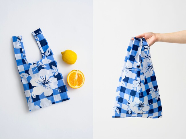 【ロンハーマン】BAGGUとの今回のコラボレーションは、夏の気分を盛り上げるロンハーマンオリジナルの爽やかなハイビスカス柄。