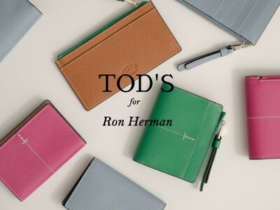 【ロンハーマン】TOD'S for Ron Herman から今シーズンおすすめの"Leather Go...