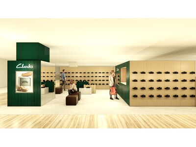 クラークスの新店舗がルクアイーレに誕生