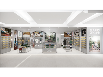 CLARKS ORIGINALS、新ストアコンセプトを体現した最新店舗を池袋パルコにオープン