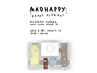 LA発ブランド「Madhappy」が関西初のポップアップストアを阪急うめだ本店にて開催