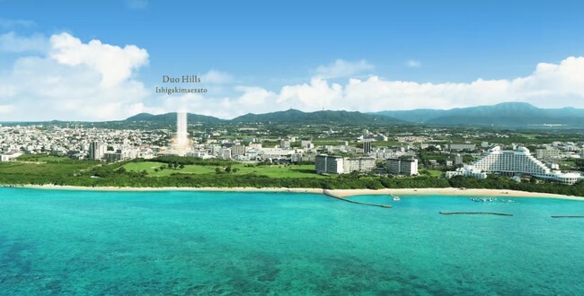 石垣島　開発進む真栄里エリアの中心部に全71邸、内廊下設計・IoT搭載。モダンデザインのスマートラグジュアリーリゾートマンション「デュオヒルズ石垣真栄里」現地インフォメーションセンターOPEN！