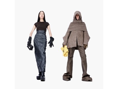 ≪RICK OWENS（リック オウエンス）POP UP STORE≫ウィメンズアイテムに加えて、エストネーション初登場のキッズラインがラインナップ