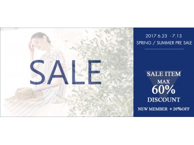 大人カジュアルブランド「Boy holic」が昨日よりMAX60%OFFのプレセール開催中!!