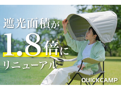 日傘いらずで両手は自由。全方向シェードで自分だけの持ち運べる日陰を