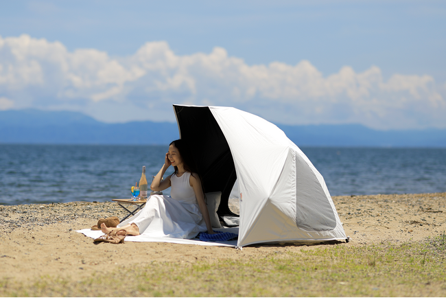 SNSで話題！”まっしろ”なドーム型サンシェード「COCOON」が初の海外進出（台湾）でさらなる躍進を！