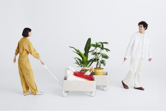 街にもインテリアにも馴染む、軽量キャリーワゴン「CANVAS」新発売。「アウトドアだけではもったいない！」日常使いの“相棒”へ。