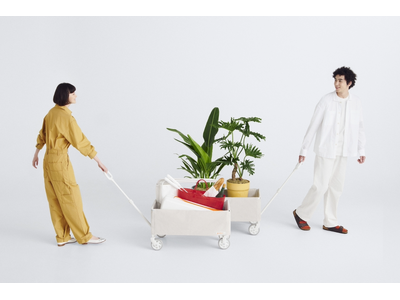 街にもインテリアにも馴染む、軽量キャリーワゴン「CANVAS」新発売。「アウトドアだけではもったいない！」日常使いの“相棒”へ。