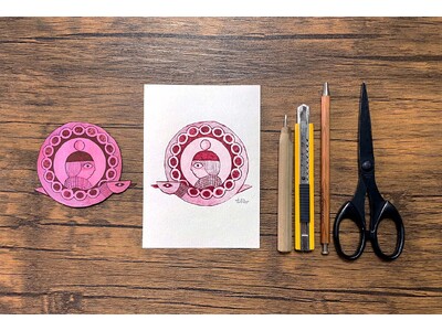 【高浜市やきものの里かわら美術館・図書館】12月22日（日）ワークショップ「線で伝える年の始まり-プレス...