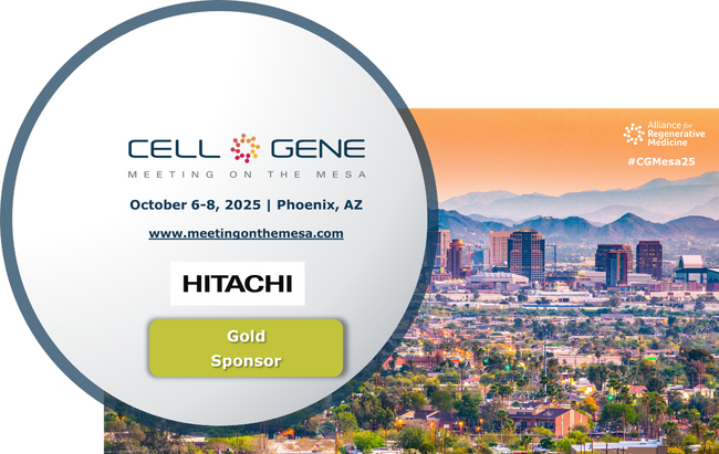 日立、細胞・遺伝子治療分野の国際会議「Cell & Gene Meeting on the Mesa」にGold Sponsorとして出展