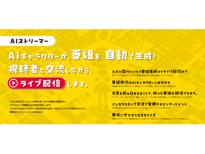 【コンテンツ東京に出展】番組を自走するAIストリーマーサービスを提供します