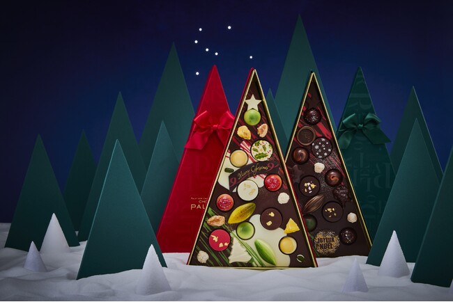 【ショコラティエ パレドオール】丸ごとチョコレートのクリスマスツリー！選んで楽しむふたつの味わい