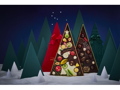 【ショコラティエ パレドオール】丸ごとチョコレートのクリスマスツリー！選んで楽しむふたつの味わい
