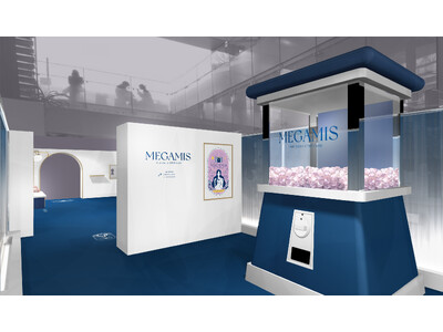 ライオンの新ヘアケアブランド『MEGAMIS』発売記念POPUP「美髪のヒミツ展」に高さ 2.4mの巨大...