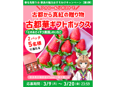 奈良県広報担当VTuber「奈々鹿」によるSNSキャンペーン第5弾実施！