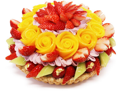 フルーツの花束に思いを込めて！カフェコムサで「母の日限定ケーキ」を展開