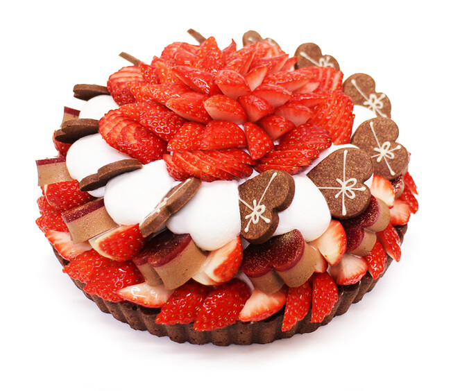 プレスリリース「ハート(ハート)が沢山！バレンタインデーだけの特別なケーキがカフェコムサから登場」のイメージ画像