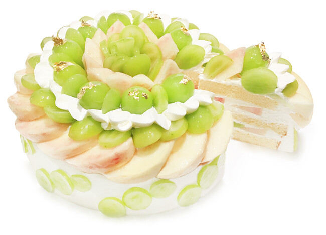 コムサカフェは毎月22日に「ショートケーキの日」！8月は人気フルーツ“桃とシャインマスカット”