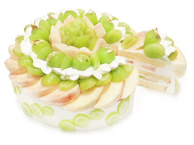 コムサカフェは毎月22日に「ショートケーキの日」！8月は人気フルーツ“桃とシャインマスカット”