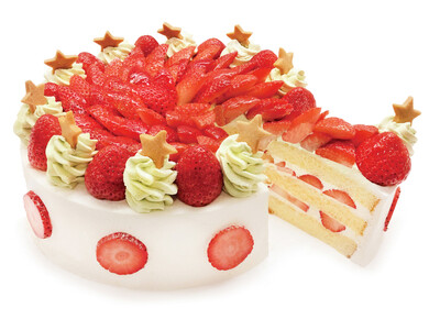 【カフェコムサ】～ホリデイシーズンを彩る華やかなメニュー～　クリスマスデザインケーキとドリンクでクリスマスフェアを展開