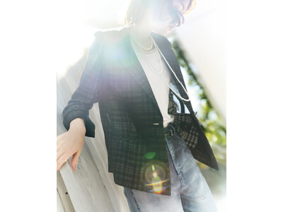 世界に誇る日本の毛織物産地「尾州」の技～コムサが贈る、透き通るような美しさを纏う“接結チェック”アイテム発売