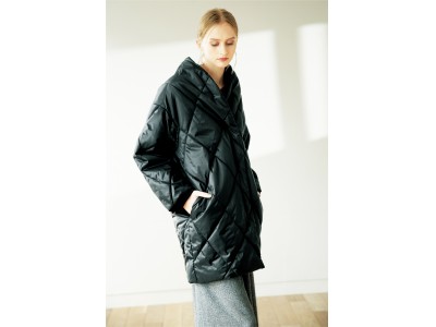 着物のコート「道中着」をイメージ！保温機能を兼ね備えた洗えるキルティングコート