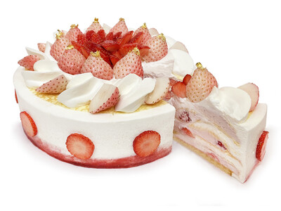 カフェコムサは毎月3日がミルクレープの日！1月は新年を祝う「紅白いちごのミルクレープ」が登場