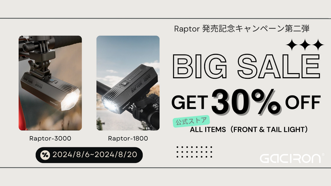 ]ԃCǵwGacironxARaptorLy[eI@8/6tgCgAACg30OFFZ[̎{