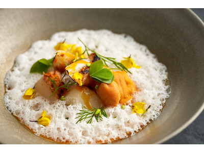 【ギャリア・二条城 京都】二条城近くの隠れ家的ホテルレストラン、「眞蔵」にて「うまみ」をいかした和のフレンチコース新登場