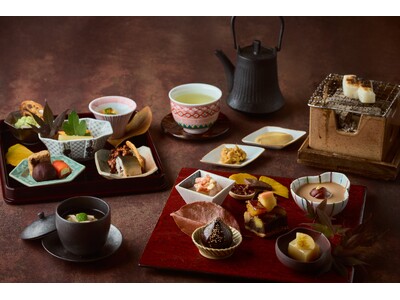 【バンヤンツリー・東山 京都】和栗、柿、さつま芋――秋の恵みを味わう「実りの京旬とチョコレートアフタヌーンティー」
