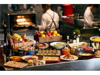 【ダーワ・悠洛 京都】Wellbeing Buffet 炭火の香りと旬を味わう 「炭火焼とパイの饗宴～根...