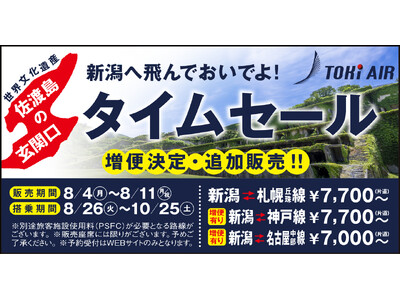 トキエア、タイムセール実施のお知らせ