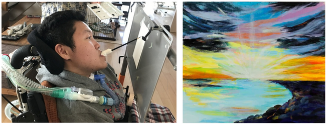 絵画展 口と足で表現する世界の芸術家たち」を広島県で開催（6/12～6