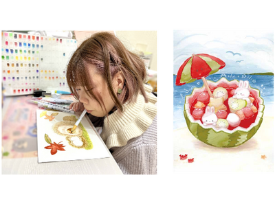 「絵画展 口と足で表現する世界の芸術家たち」を稲沢市内で開催