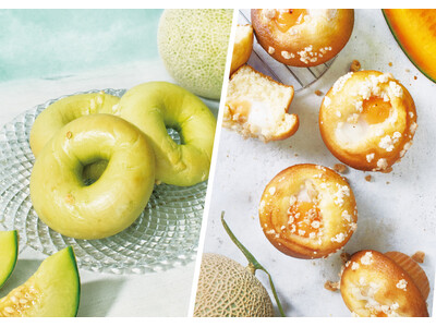 BAGEL & BAGEL は、香り豊かな北海道産メロンを使用したベーグルとマフィンを、期間限定で販売します！