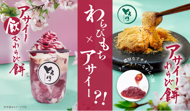 【わらびもち×アサイー!?】ふらり京橋「アサイー大戦争」に出店！催事限定「アサイーわらびもち」販売決定（とろり天使のわらびもち）