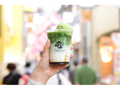大阪・天神橋に本格抹茶ブランド【京都宇治抹茶・緑翠】が上陸!「とろり天使のわらびもち」天神橋本店で販売開始